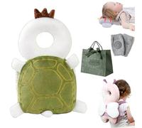 Wonder Baby Head Protector, Baby Head Protector Backpack, Head Protection Backpack, Safety Pad Backpack for 5-24 Months Baby Learning Walking Crawling (Turtle)