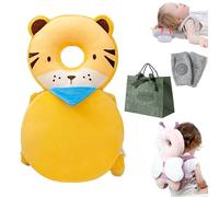 Wonder Baby Head Protector, Baby Head Protector Backpack, Head Protection Backpack, Safety Pad Backpack for 5-24 Months Baby Learning Walking Crawling (Tiger)