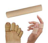 Wonder Care 1 cojín para dedos de los pies, almohadillas para juanetes, mangas de gel suave, protectores para callos de callos, ampollas, callosidades, dedos de los pies y dedos (longitud 15.2 cm x