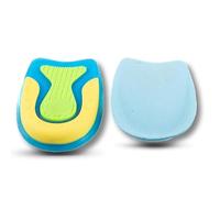 Wonder Care 1 par de almohadillas de gel para el talón para aliviar el dolor de talón, mujeres y hombres, almohadilla de silicona para el talón, inserciones para fascitis plantar, almohadillas para