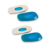 Wonder Care 2 pares de almohadillas de gel para el talón para aliviar el dolor de talón, mujeres y hombres, almohadilla de silicona para el talón, inserciones para fascitis plantar, almohadillas para