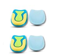 Wonder Care 2 pares de almohadillas de gel para el talón para aliviar el dolor de talón, mujeres y hombres, almohadilla de silicona para el talón, inserciones para fascitis plantar, almohadillas para