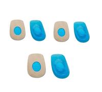Wonder Care 3 pares de almohadillas de gel para el talón para aliviar el dolor de talón, mujeres y hombres, almohadilla de silicona para el talón, inserciones para fascitis plantar, almohadillas para