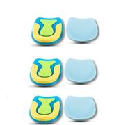 Wonder Care 3 pares de almohadillas de gel para el talón para aliviar el dolor de talón, mujeres y hombres, almohadilla de silicona para el talón, inserciones para fascitis plantar, almohadillas para