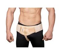 Wonder Care® - Cinturón de hernia inguinal para hombres para aliviar el dolor antes de la cirugía Para hernia soltero inguinal o deportiva Braguero con 1 almohadillas de compresión removibles y correas ajustables en la ingle A03 Lft-M