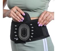 Wonder Care Cinturón de hernia umbilical, Carpeta de vientre de hernia con almohadilla de compresión extraíble, Alivio del dolor de hernia, Cinturón de hernia umbilical (3X Grande (50"-56"))