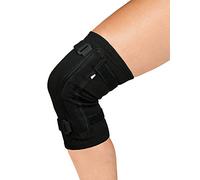 Wonder Care Rodillera de compresión con bisagras para alivio del dolor de articulaciones de rodilla, estabilizadora elástica con bisagra para hombres y mujeres para desgarro de ligamentos, correr