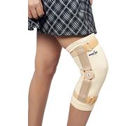 Wonder Care - Rodillera elástica de compresión con bisagra para correr, trotar, deportes, alivio del dolor en las articulaciones, artritis, levantamiento de potencia, levantamiento de pesas y