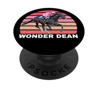 Wonder Dean Horse, Carreras de Caballos, Santa Anita, Caballo del Mar PopSockets PopGrip Adhesivo