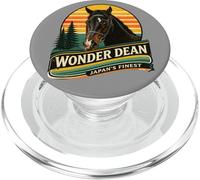 Wonder Dean Horse, Carreras de Caballos, Santa Anita, Caballo del Mar PopSockets PopGrip para MagSafe