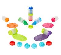 Wonder Factory Never Dry Dough & Sand Mega Box Set - Incluye 4 Tubos de 59 ml de Masilla y 4 Tubos de 89 ml de Arena, No se Seca, Sin Gluten, Huele Bien, Juguetes Creativos para Niños