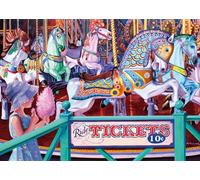 Wonder Forge Rompecabezas de 1000 Piezas de carrusel de algodón de azúcar para Adultos, Piezas únicas y Perfectamente Ajustadas, imágenes Divertidas y Vibrantes, Exclusivo de Amazon