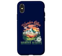 Wonder Often Wander Siempre explora Viajes Aventura al Aire Libre Carcasa para iPhone X/XS