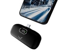 Wonder - Powerbank USB-C 5000mAh - Ultra Compacto y Ligero - Carga rápida PD 18W - Pantalla Digital de Carga - Entrada y Salidas USB-C - Ideal para iPhone, Android, AirPods y Objetos conectados