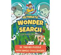 Wonder Search: Easy Crossword Puzzle Book for Kids Ages 6-10 | Fun Spelling and Vocabulary Building Activity Workbook