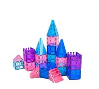 Wonder Toys blocos magnéticos clássicos brinquedos de construção magnéticos originais para meninos e Meninas de 3 4 5 6 7 Anos para o seu aniversário (34 PCS Frozen Castle)