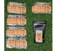 Wonder Wafers Ambientadores, aroma a cuero, 50 unidades, envueltos individualmente