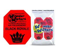 Wonder Wafers - Ambientadores envueltos individualmente, 10 unidades, color negro real