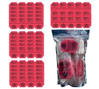 Wonder Wafers - Ambientadores envueltos individualmente, 75 unidades, fragancia Black Royale