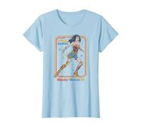 Wonder Woman 1984 Retro Justice '84 Camiseta, Mujer, Azul Bebé, M