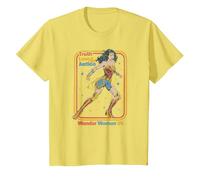 Wonder Woman 1984 Retro Justice '84 Camiseta, Niños, Limón, 2 años