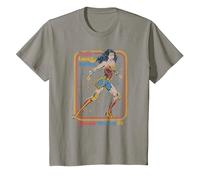 Wonder Woman 1984 Retro Justice '84 Camiseta, Niños, Pizarra, 8 años