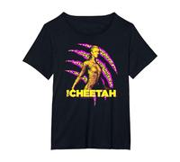 Wonder Woman 1984 The Cheetah Camiseta, Mujer Tallas Grandes, Negro, 1XL Grande