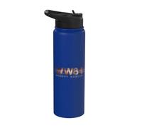Wonder Woman 84 Logo Stainless Steel Insulated Water Bottle