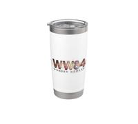 Wonder Woman 84 Logo Vaso térmico de acero inoxidable de doble pared