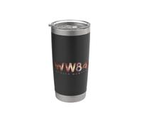 Wonder Woman 84 Logo Vaso térmico de acero inoxidable de doble pared