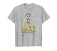 Wonder Woman A Wonder Camiseta, Hombre, Gris Jaspeado, L