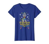 Wonder Woman A Wonder Camiseta, Mujer, Azul Real, XXL