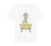 Wonder Woman A Wonder Camiseta, Mujer Tallas Grandes, Blanco, 1XL Grande