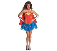 Wonder Woman Corsé Sexy Vestido Adulto