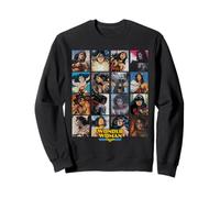Wonder Woman Cover Squares Sudadera