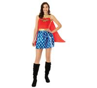 Wonder Woman Disfraz Mujer Superhéroe con Licencia Disfraz Dc Cómic