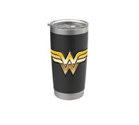 Wonder Woman Golden Vaso térmico de acero inoxidable de doble pared