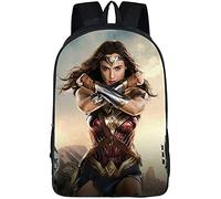Wonder Woman Mochila de dibujos animados Anime Mochila escolar escolar impermeable impermeable ajustable mochila primaria, 1, 27 * 14 * 35 cm (13 Zoll),
