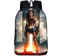 Wonder Woman Mochila de dibujos animados Anime Mochila escolar escolar impermeable impermeable ajustable mochila primaria, 4, 28 * 14 * 40 cm (16 Zoll),