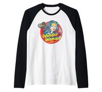 Wonder Woman Mother's Day Superhero Mom Camiseta Manga Raglan