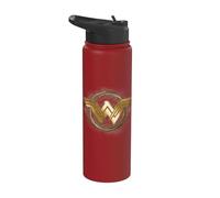 Wonder Woman Movie Golden Lasso Logo Stainless Steel Insulated Water Bottle