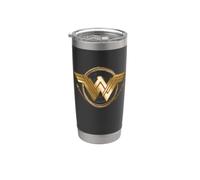 Wonder Woman Movie Lasso Logo Vaso térmico de acero inoxidable de doble pared