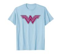Wonder Woman Movie Pink Geometric Pattern Logo Camiseta