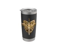 Wonder Woman Movie Sword Emblem Vaso térmico de acero inoxidable de doble pared