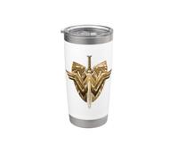 Wonder Woman Movie Sword Emblem Vaso térmico de acero inoxidable de doble pared