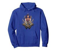 Wonder Woman Movie Wonder Blades Sudadera con Capucha, Unisex para Adultos, Azul Real, XXL
