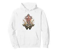 Wonder Woman Movie Wonder Blades Sudadera con Capucha, Unisex para Adultos, Blanco, M