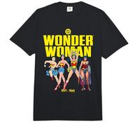 Wonder Woman Through The Years Comfort Colors Adult Heavyweight T-Shirt