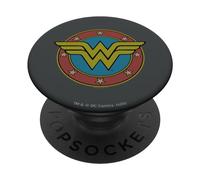 Wonder Woman Vintage Emblem PopSockets PopGrip Intercambiable