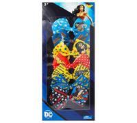 Wonder Women - Lazos para el cabello estampados para niñas, paquete de 7 pinzas para el pelo de 4 pulgadas con pinzas de cocodrilo, accesorios para el cabello para niños a partir de 3 años